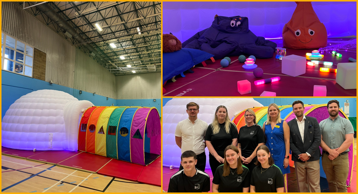 Collage of Leisure at Cheltenham, The Cheltenham Trust and The Pied Piper Appeal team
